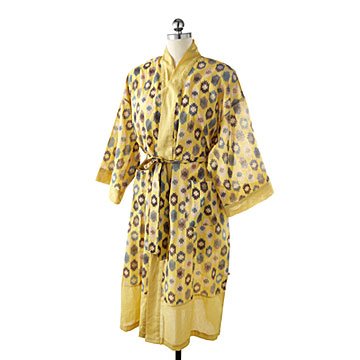 Upcycled Cotton Sari Robe | Recycled Saree Bathrobes | UncommonGoods