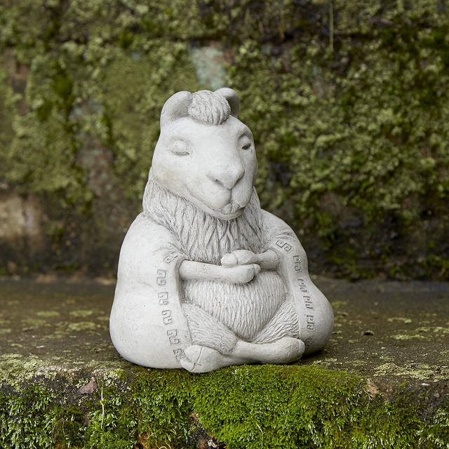 Zen Llama Garden Sculpture, Zen Garden Sculptures