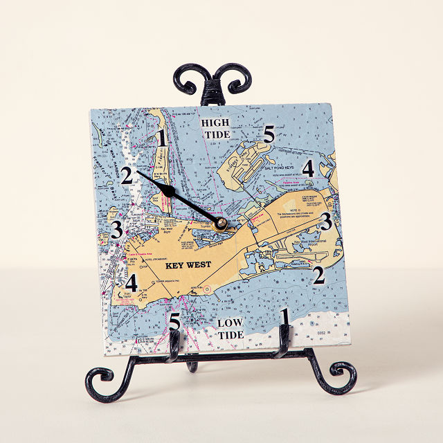 Custom Map Tide Clock