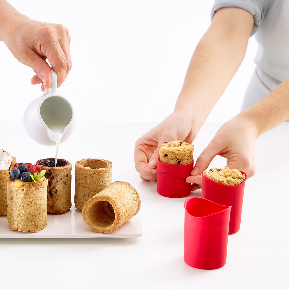 Milk & Cookies Shot Glass Making Kit | Baking, Kitchen Gadget
