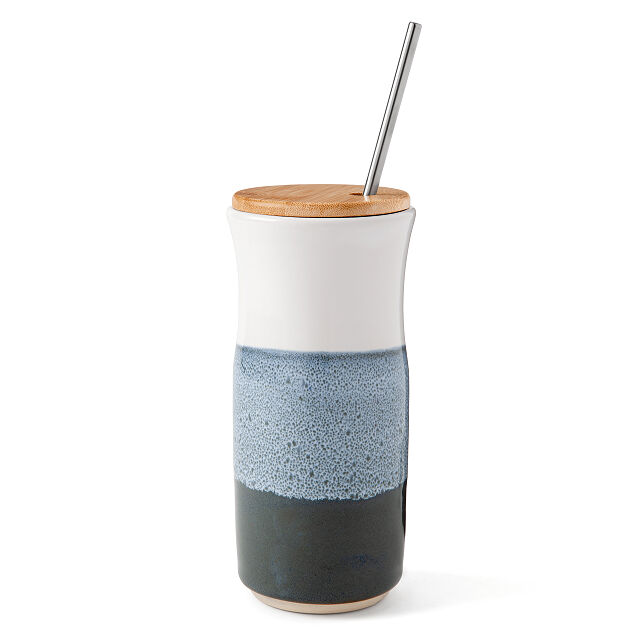 Ceramic Iced Coffee Tumbler - Great Gifts Club