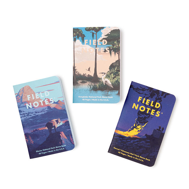 National Parks Notebooks - Set of 3