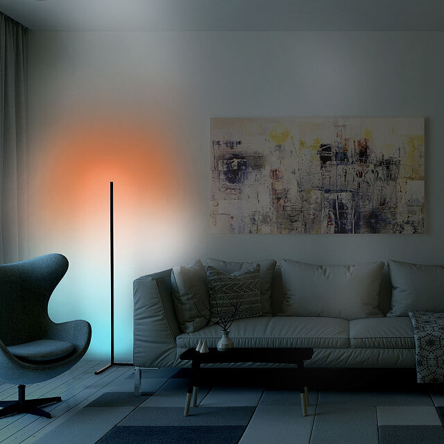 Multi-Color LED Floor Lamp