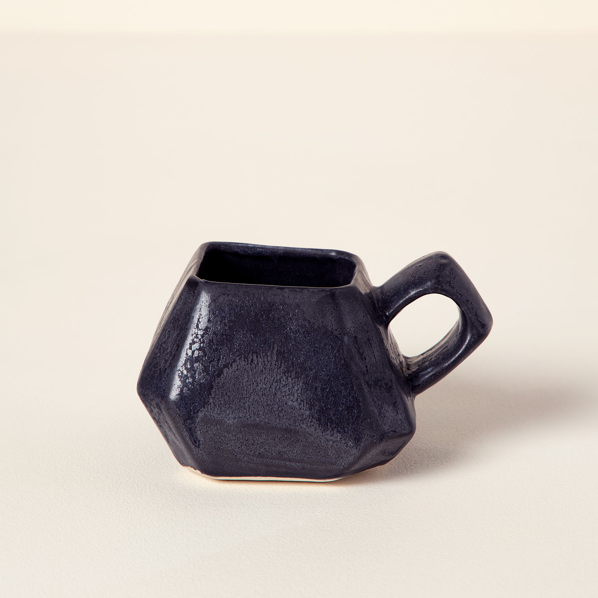 Kyanite Black Geometric Mug