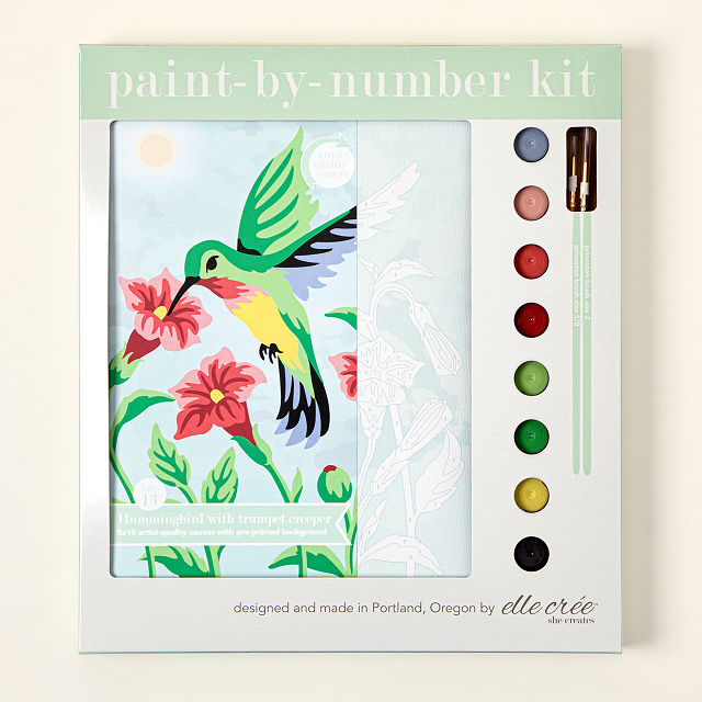 Hummingbird Paint-by-Number Kit