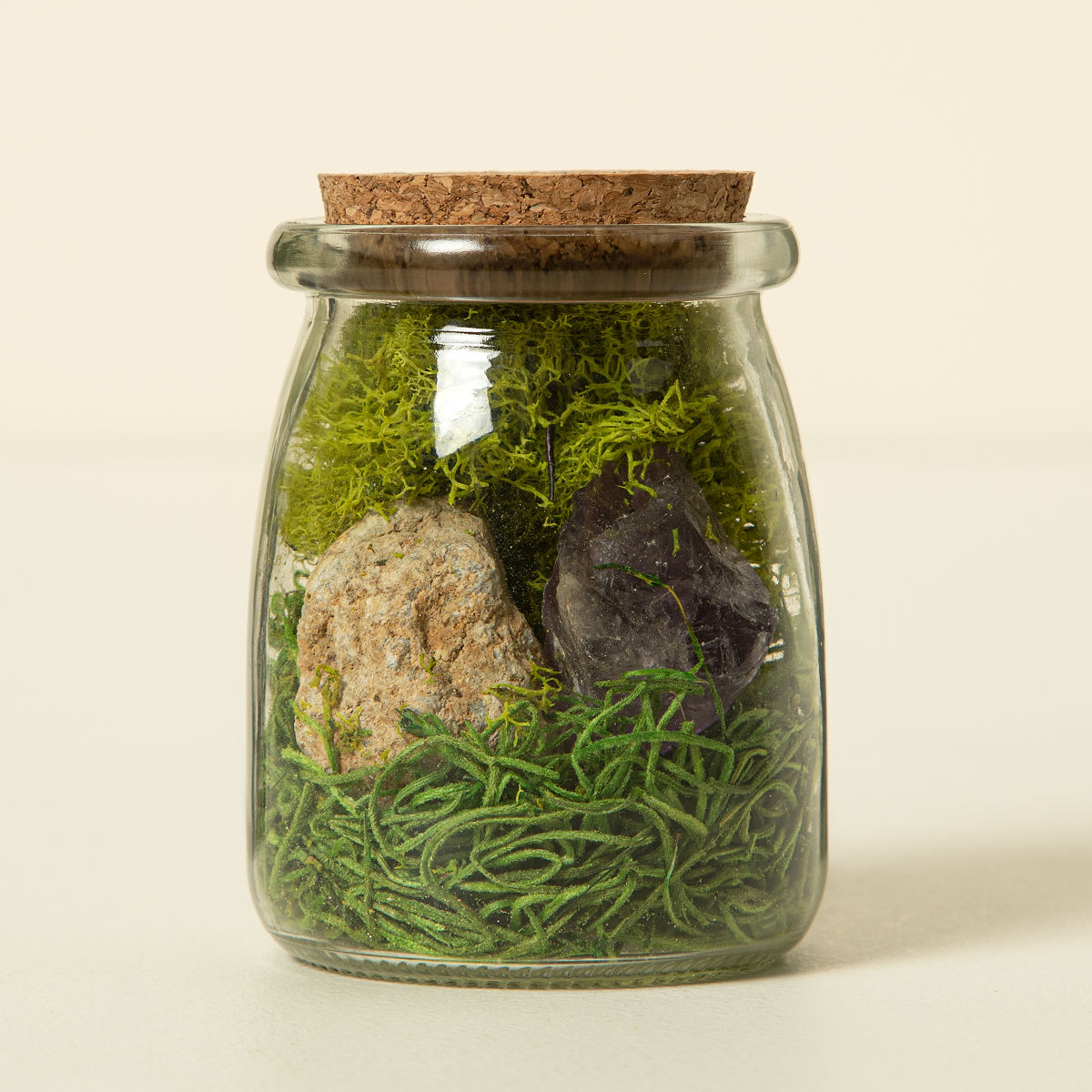 Amethyst Crack Your Own Geode Terrarium