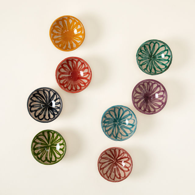 Authentic Spanish Tapas Bowls - Set of 4