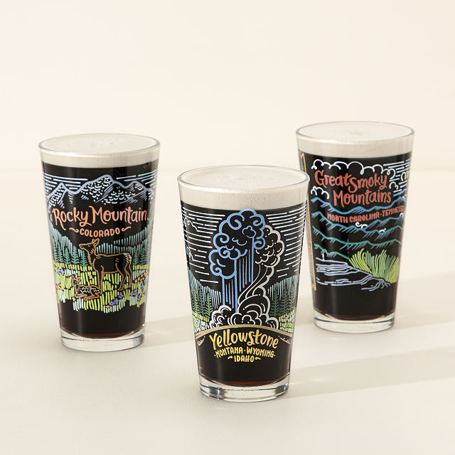 Collect Your National Park Glassware, Bar