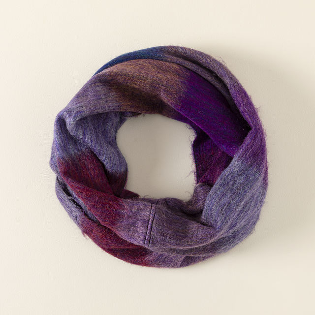 Purple Ombre Infinity Scarf