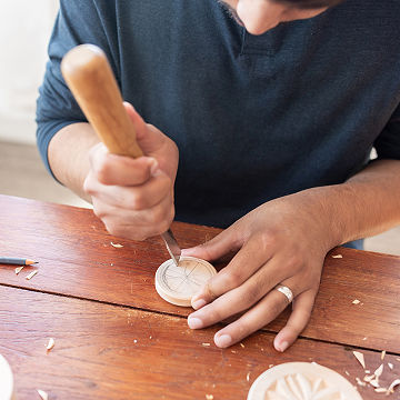 Uncommon Goods | Japanese Blade Wood Carving Kit | DIY woodworking kit
