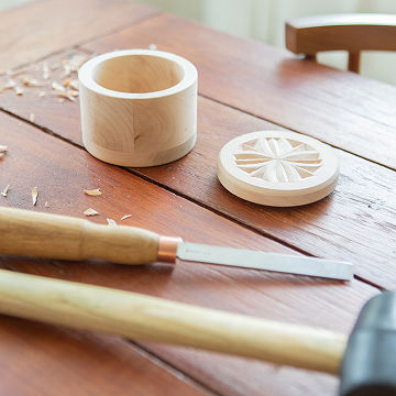 Uncommon Goods | Japanese Blade Wood Carving Kit | DIY woodworking kit